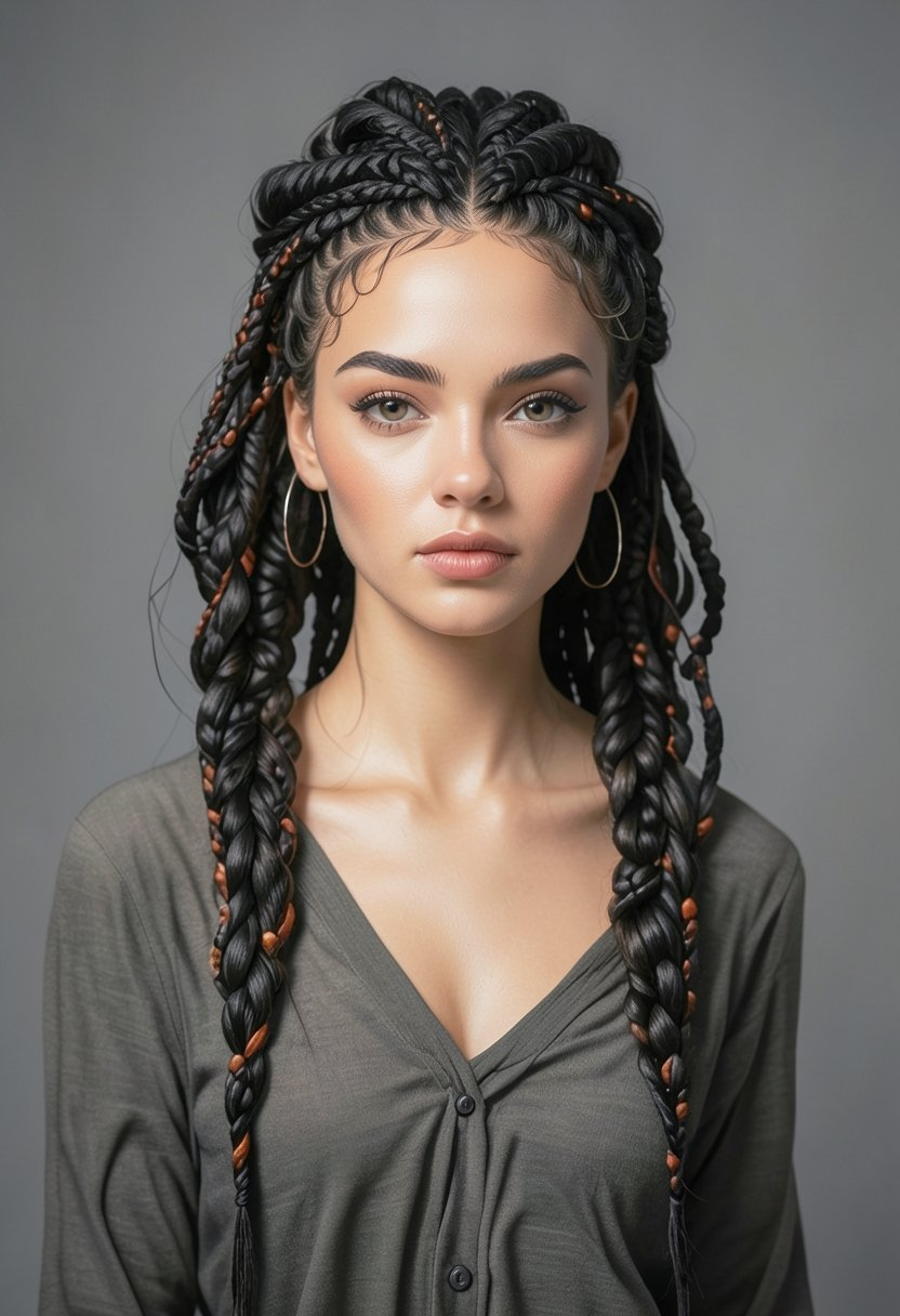 Afrika Örgüsü Box Braids - Furkan Başar Stüdyosu