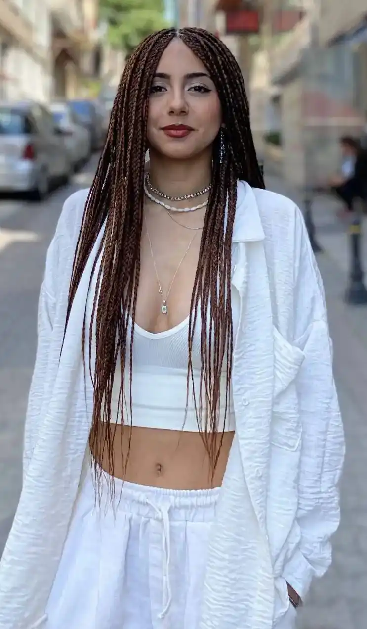 Afrika Örgüsü - Furkan Başar Stüdyosu box braids modeli