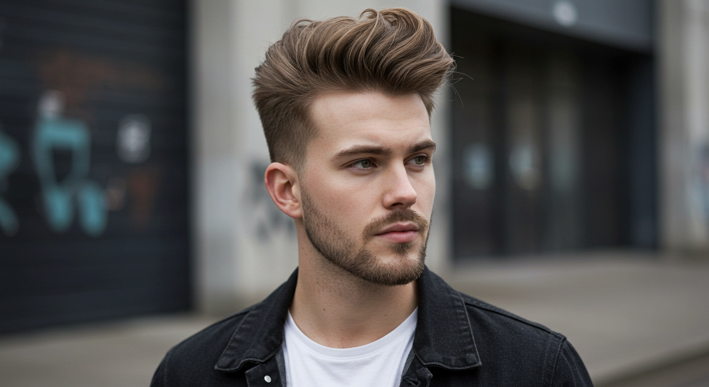 2025 erkek saç trendleri - Modern fade kesim